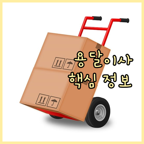 용달이사 A to Z: 고객센터 찾기부터 비용 절약까지