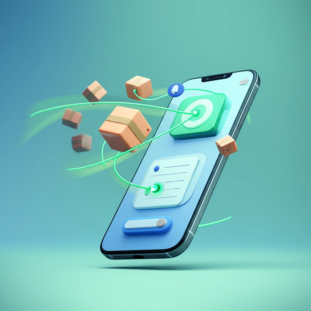 CJ대한통운 앱 화면 예시