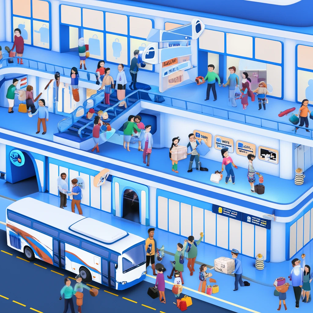 고양종합터미널 내부 전경