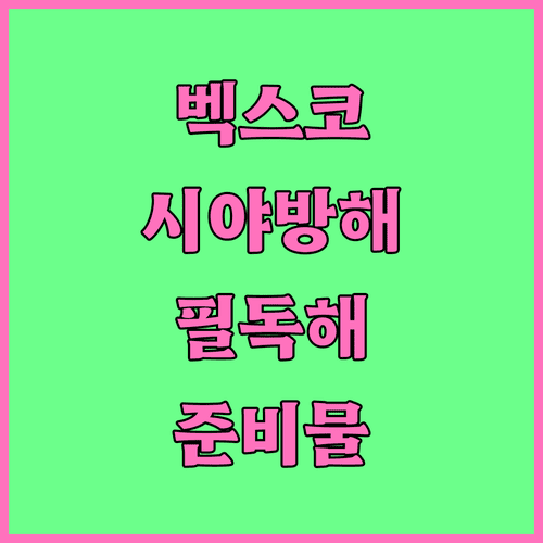 미스트롯4 벡스코 콘서트 평지 좌석 시야 방해 해결법 및 준비물