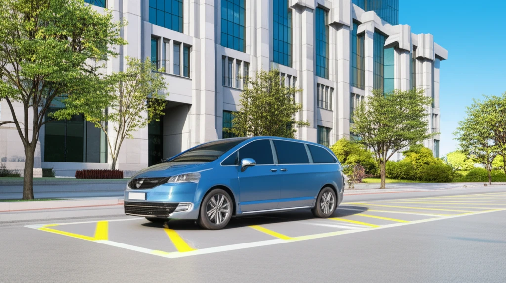 정부과천청사 인근 주차장 전경