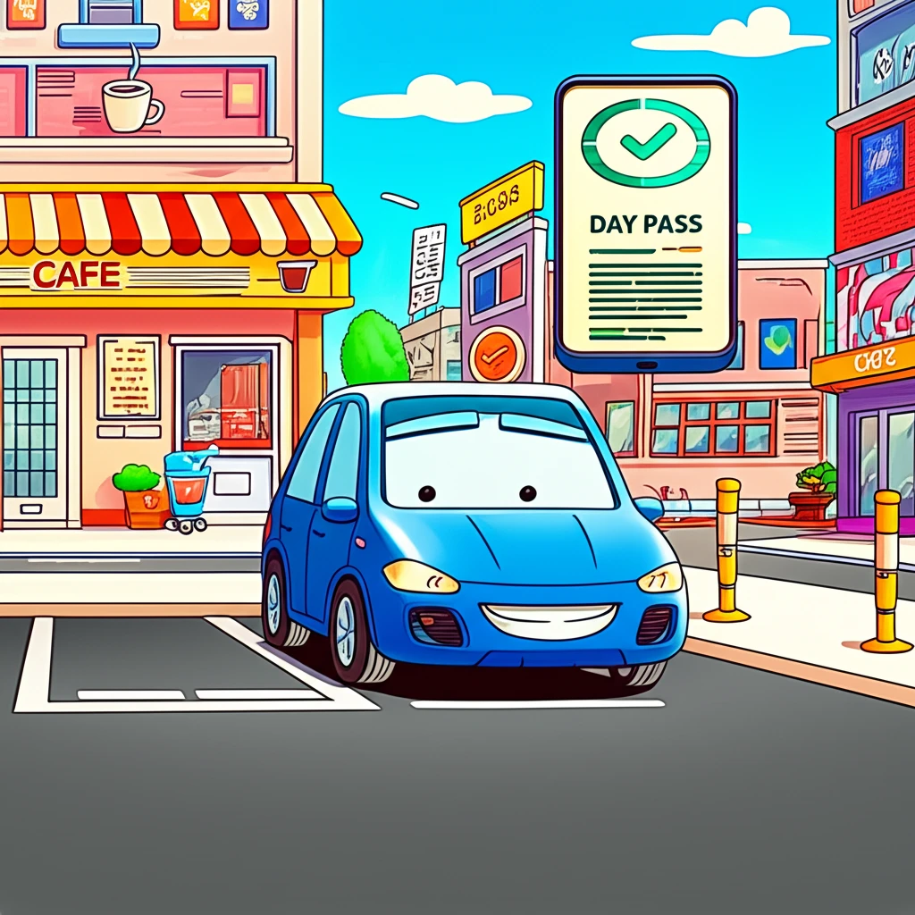 신설동역 인근 민영 주차장 전경