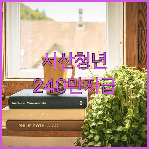 서산시 청년월세지원 최대 240만원 혜택 대상 및 신청 안내