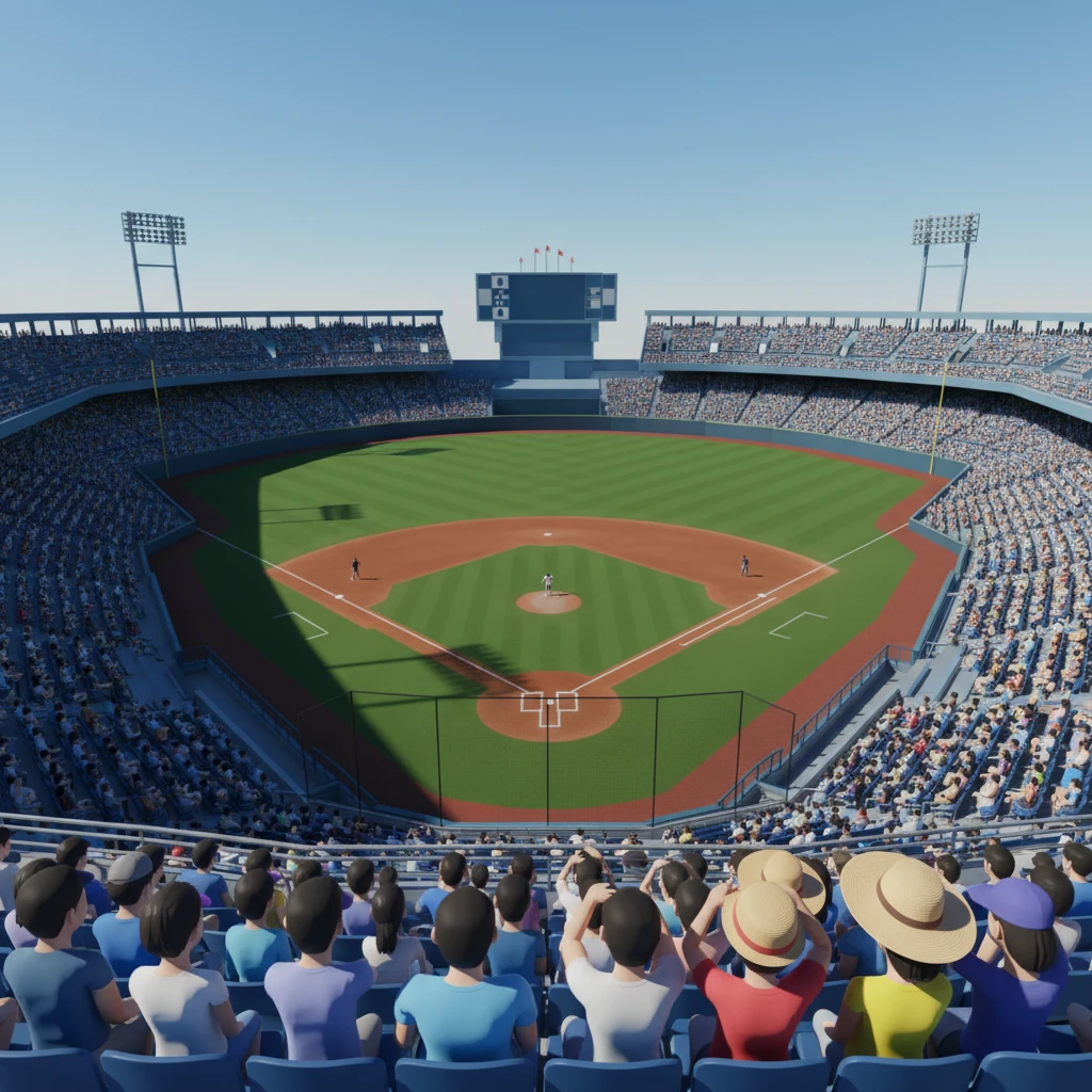 야구장 전경