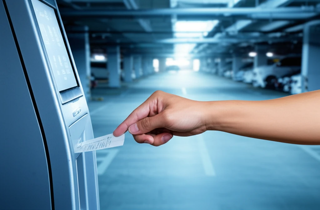 동두천중앙역 주차장 전경