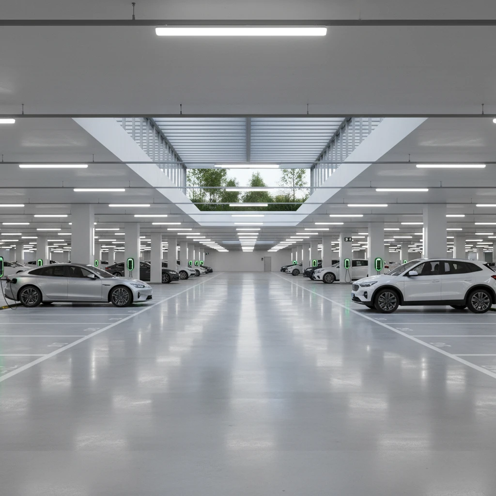 서울식물원 주차장 전경