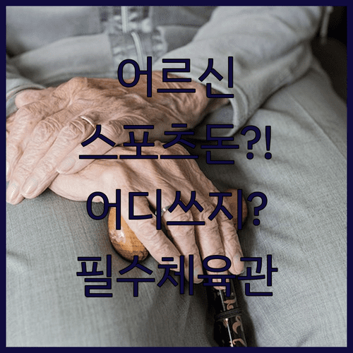 어르신 스포츠 상품권 사용 가능한 체육시설 찾기